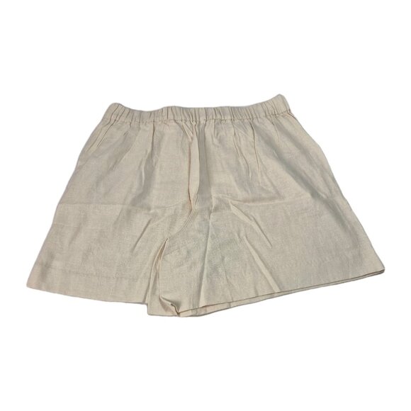 J.Crew Women's Shorts Size 14 Beige Linen Blend  (55) - Picture 2 of 11